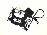 Wristlet Neoprene Bags - Retro Black
