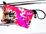 wristlet neoprene bag haole pink