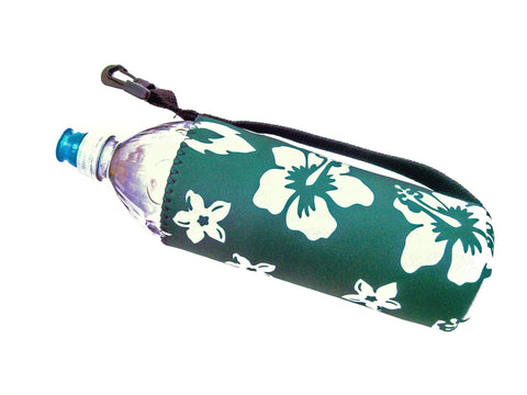 neoprene water bottle koozie 24oz retro green