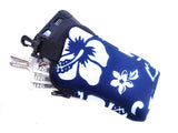 hook on neoprene bag retro blue