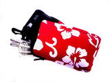 hook on neoprene bag retro red