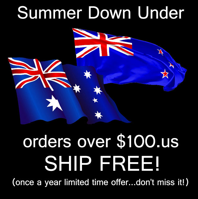 Free Shipping to OZ & New Zealand!!!