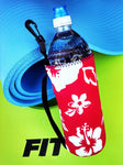 24oz retro red neoprene water bottle koozie