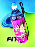 24oz haole pink neoprene water bottle koozie