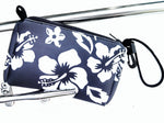 wristlet neoprene bag retro gray