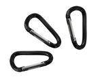 Aluminum Carabiner 3 Pack