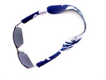 neoprene sunglass strap retro blue
