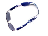 neoprene sunglass strap retro blue