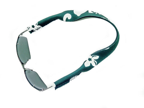 neoprene sunglass strap retro green