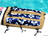 retro blue sup deck bag