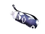 neoprene water bottle koozie 16oz retro gray