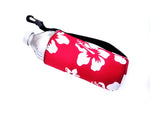 neoprene water bottle koozie 16oz retro red